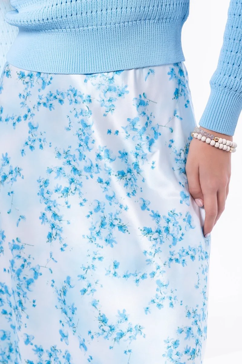 Lisa Skirt (Blue Flower) - Image 6