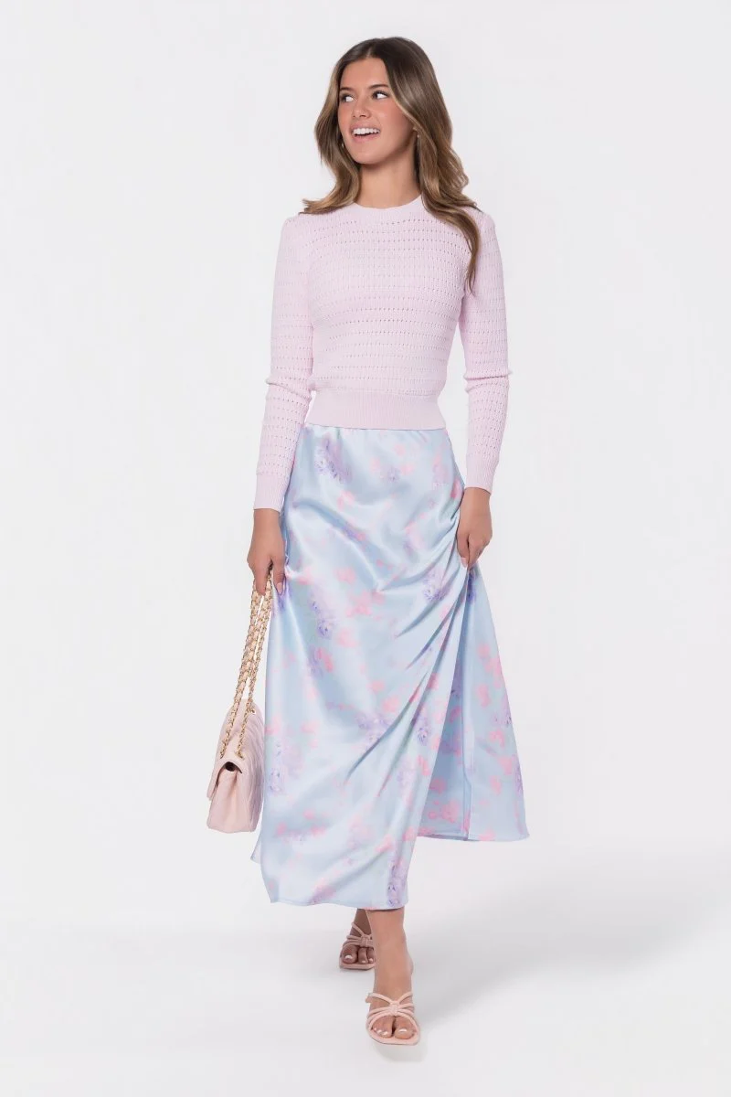 Lisa Skirt (Light Blue Purple) - Image 5