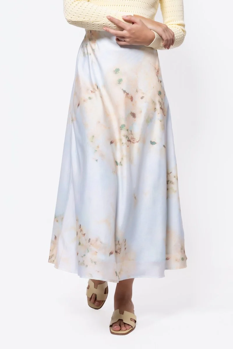 Lisa Skirt (Light Green/Beige) - Image 2