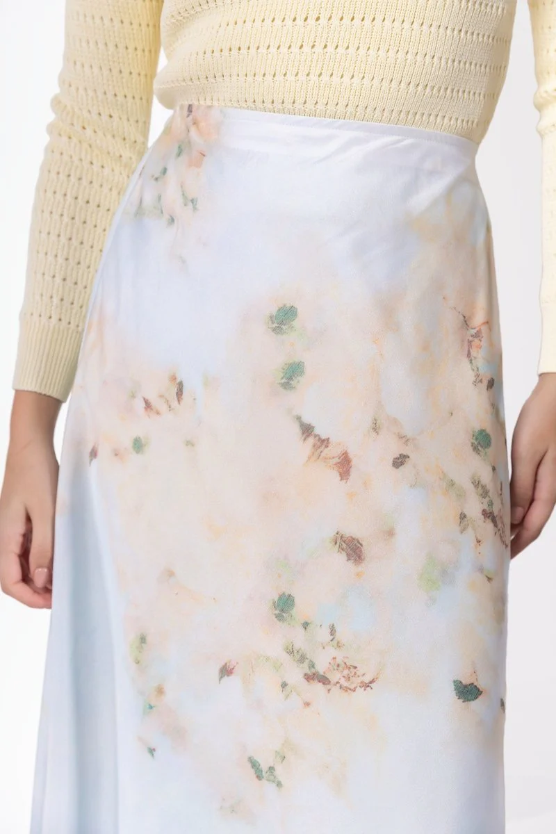 Lisa Skirt (Light Green/Beige) - Image 5