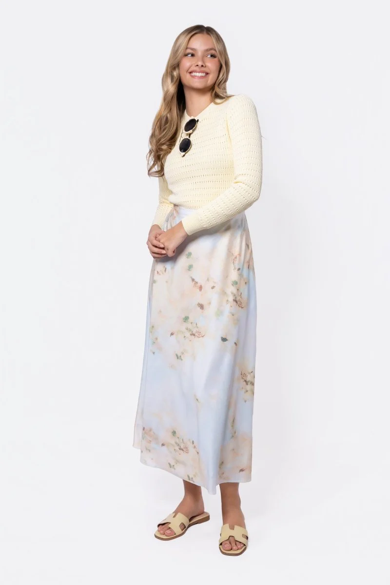 Lisa Skirt (Light Green/Beige) - Image 6