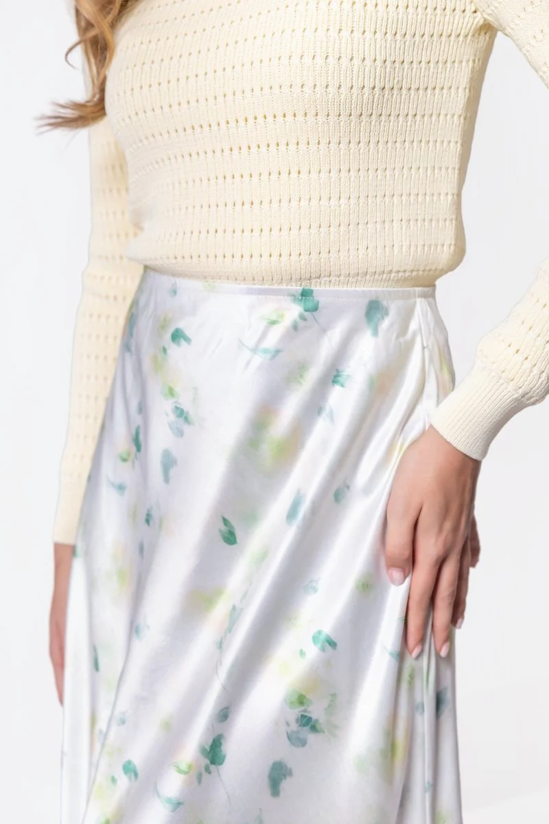 Lisa Skirt (Light Green Ground) - Image 6