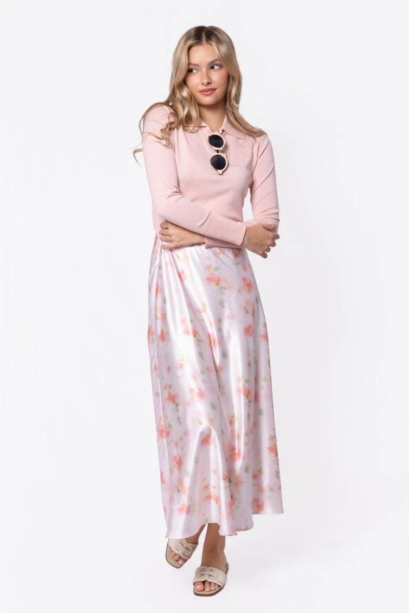 Lisa Skirt (Light Pink Ground)