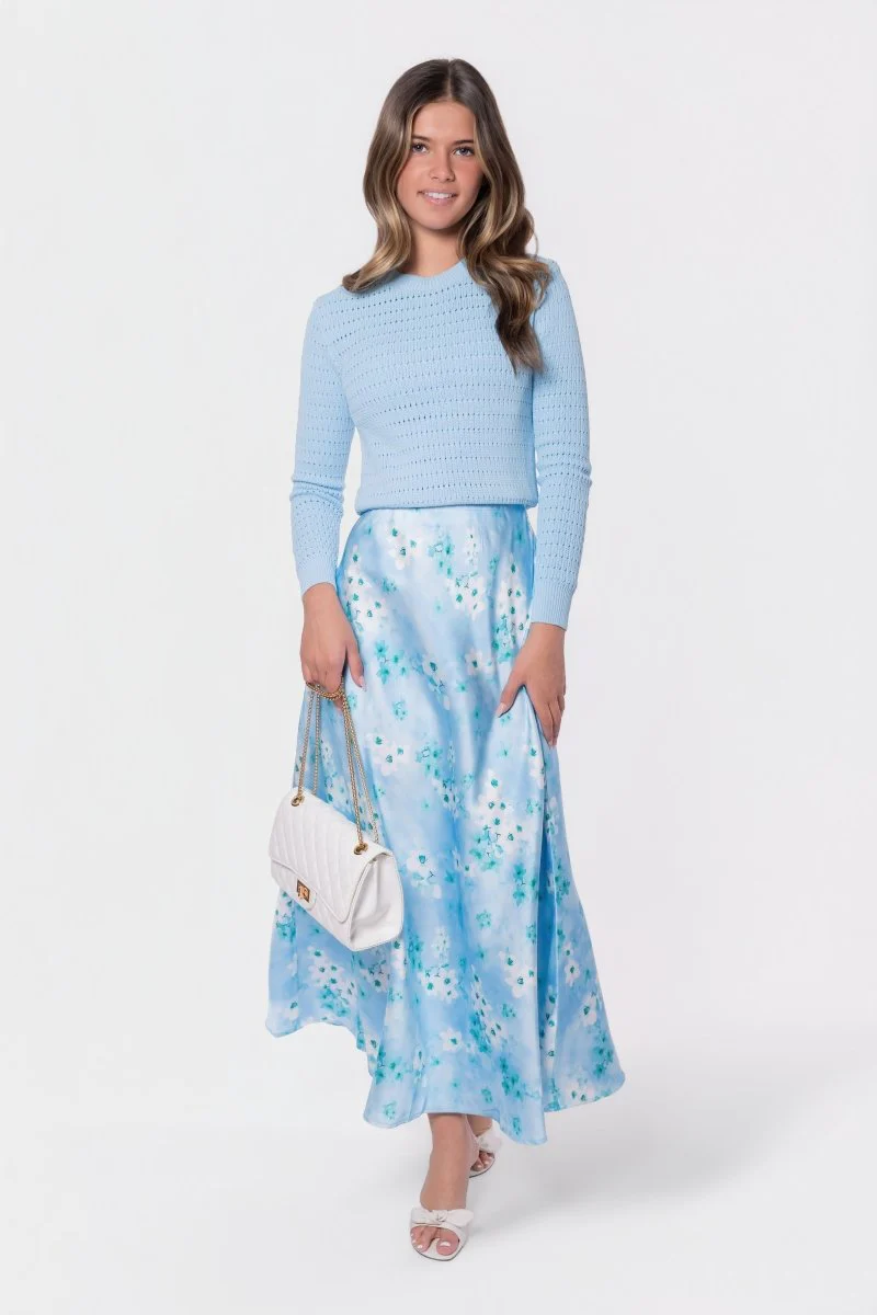 Lisa Skirt (Mint Flower)