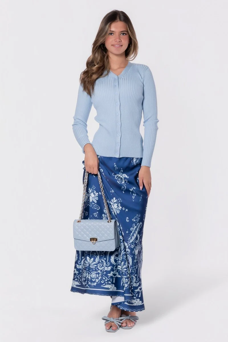 Lisa Skirt (Navy/Mint)