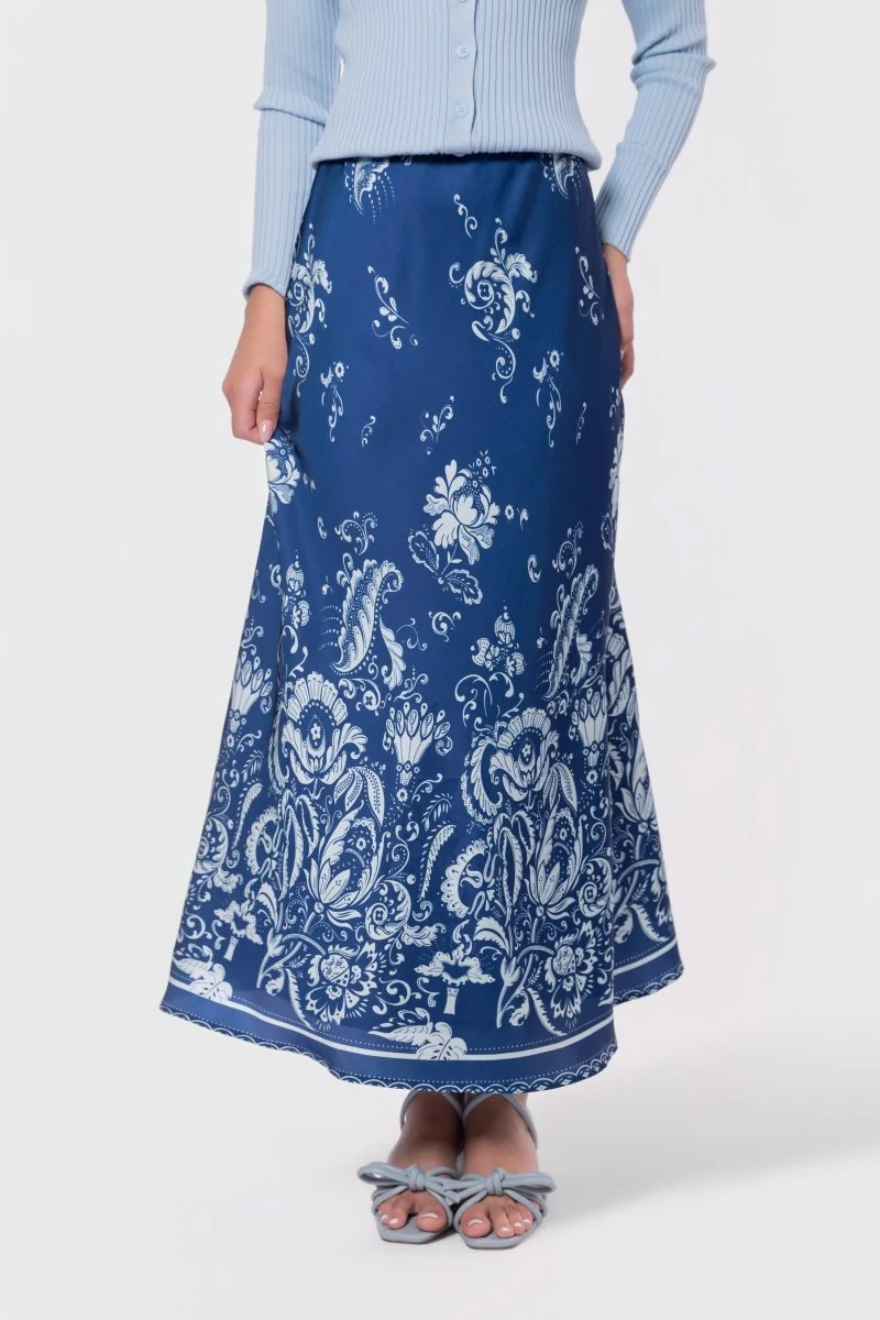 Lisa Skirt (Navy/Mint) - Image 2