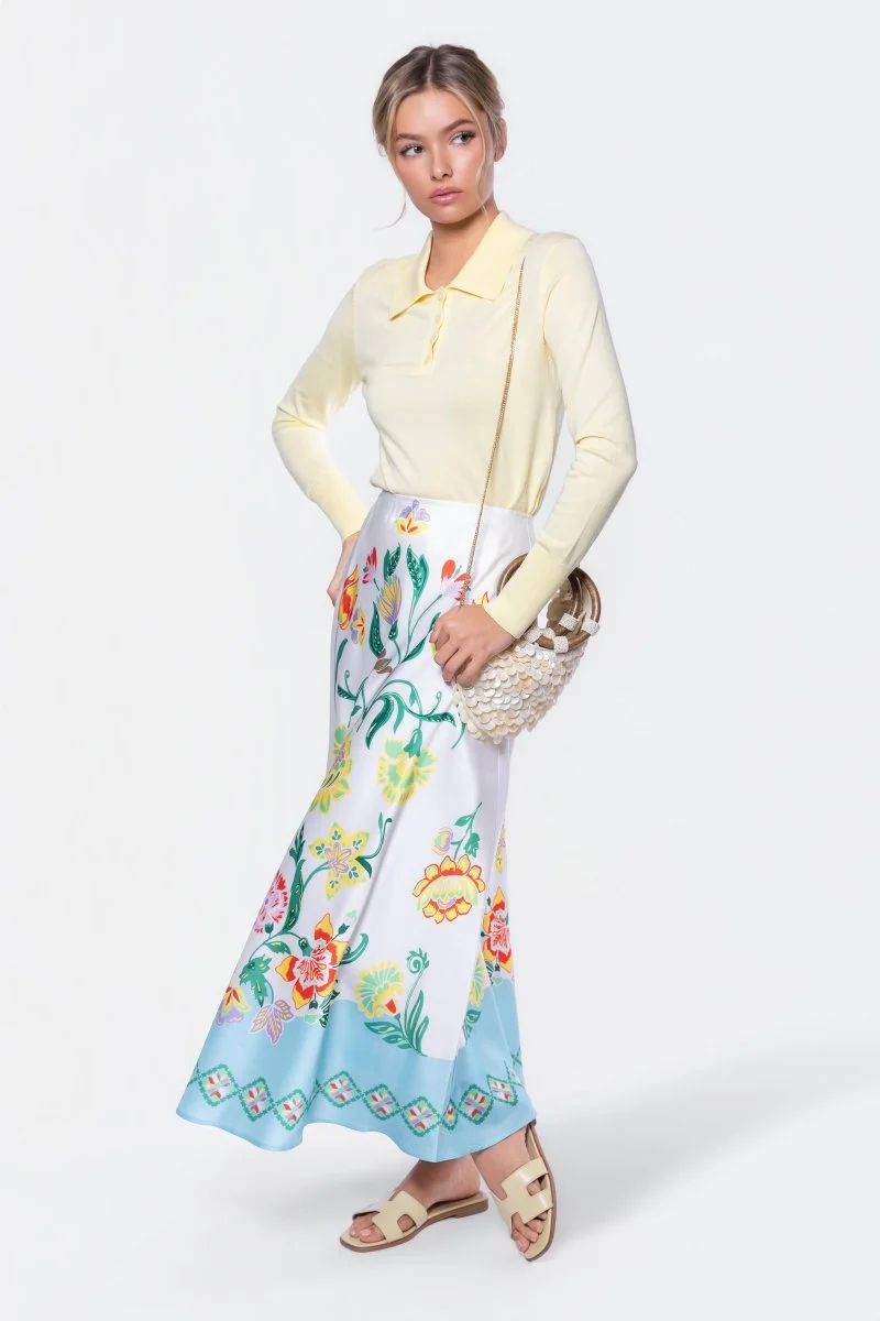 Lisa Skirt (White Pattern) - Image 7