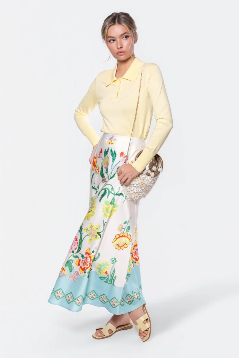 Lisa Skirt (White Pattern) - Image 8