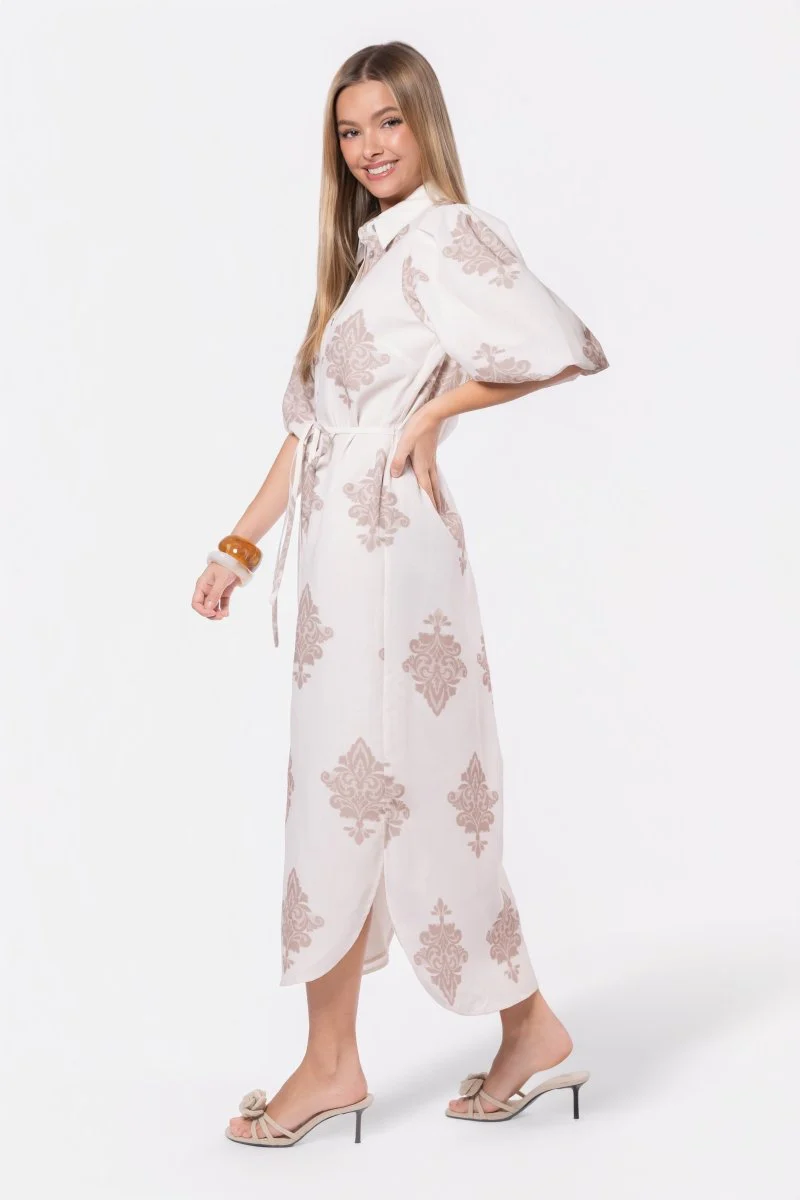 Lorelai Dress (Beige) - Image 4