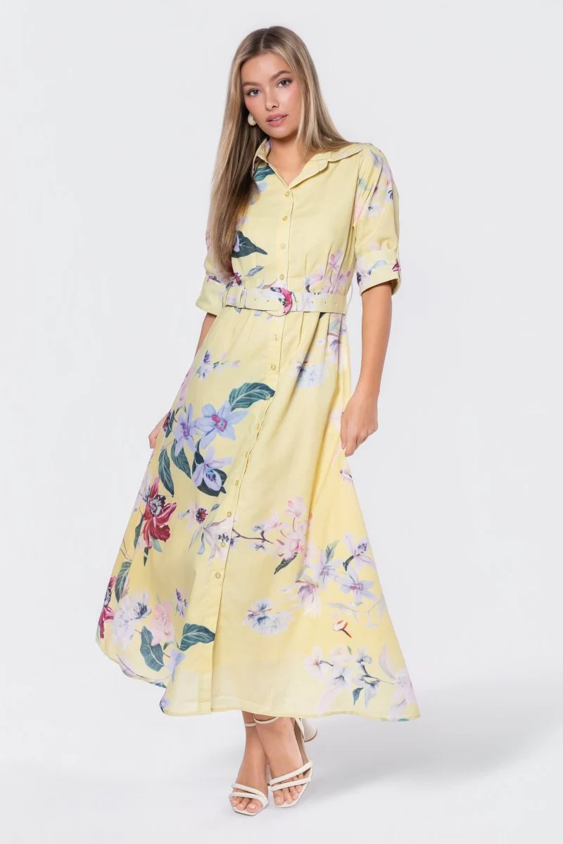 Lorina Dress (Yellow)