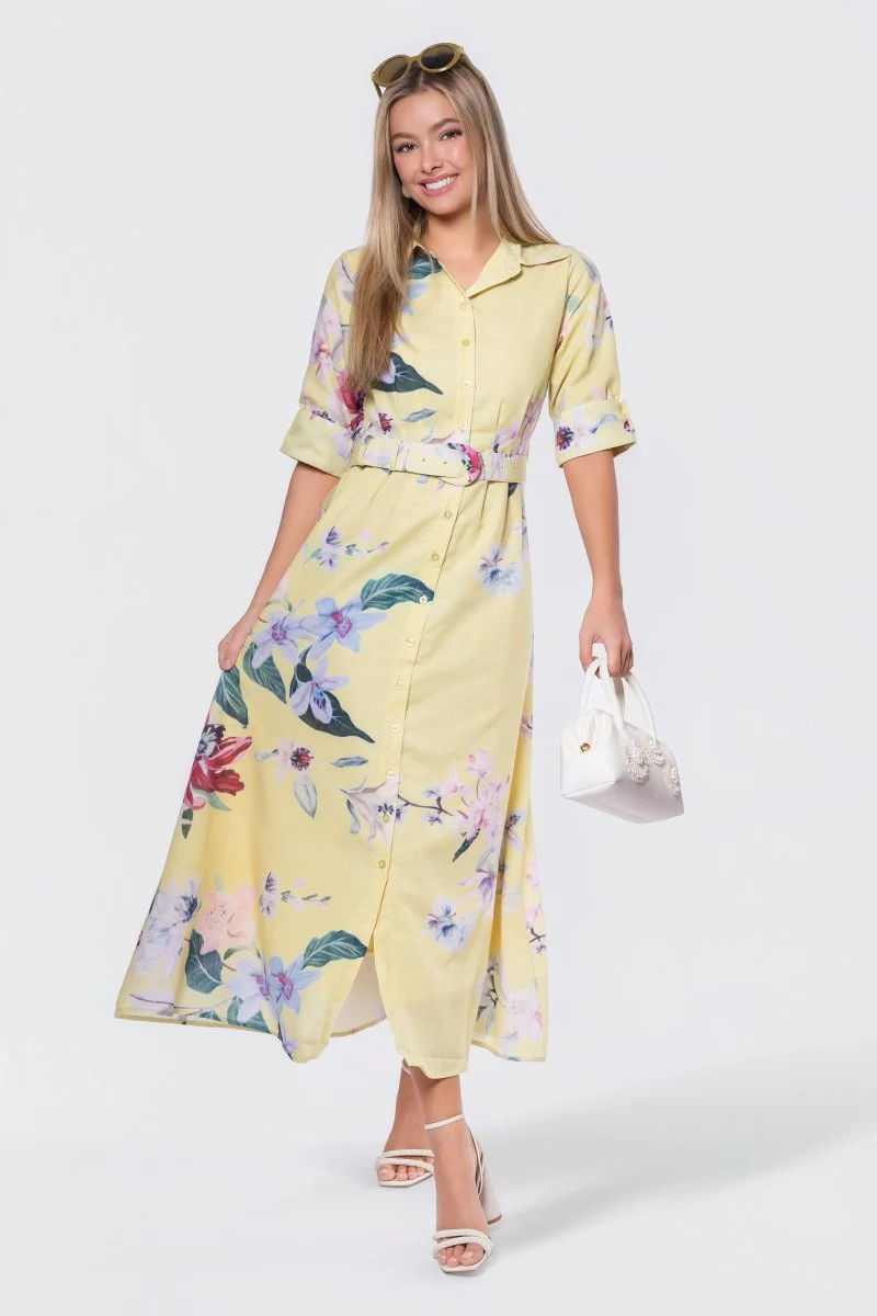 Lorina Dress (Yellow) - Image 2
