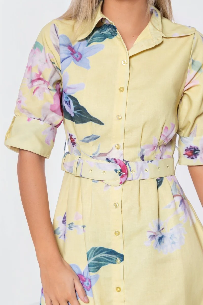 Lorina Dress (Yellow) - Image 6