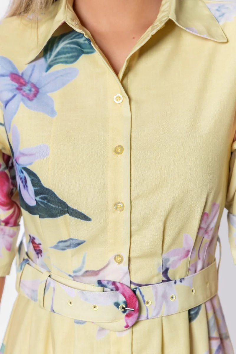Lorina Dress (Yellow) - Image 7