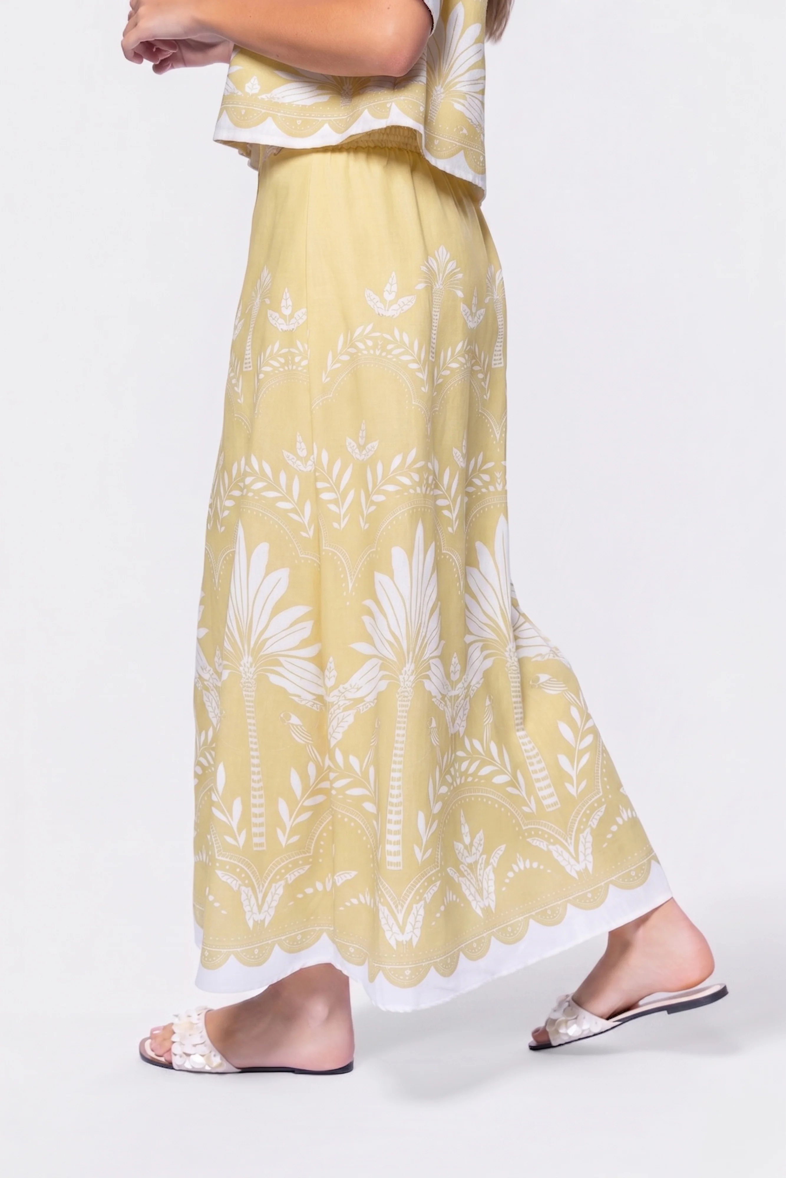 Lottie Skirt (Yellow White) - Image 3