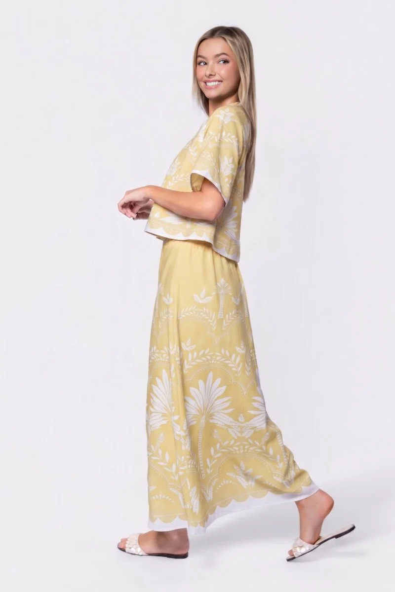 Lottie Skirt (Yellow White) - Image 4