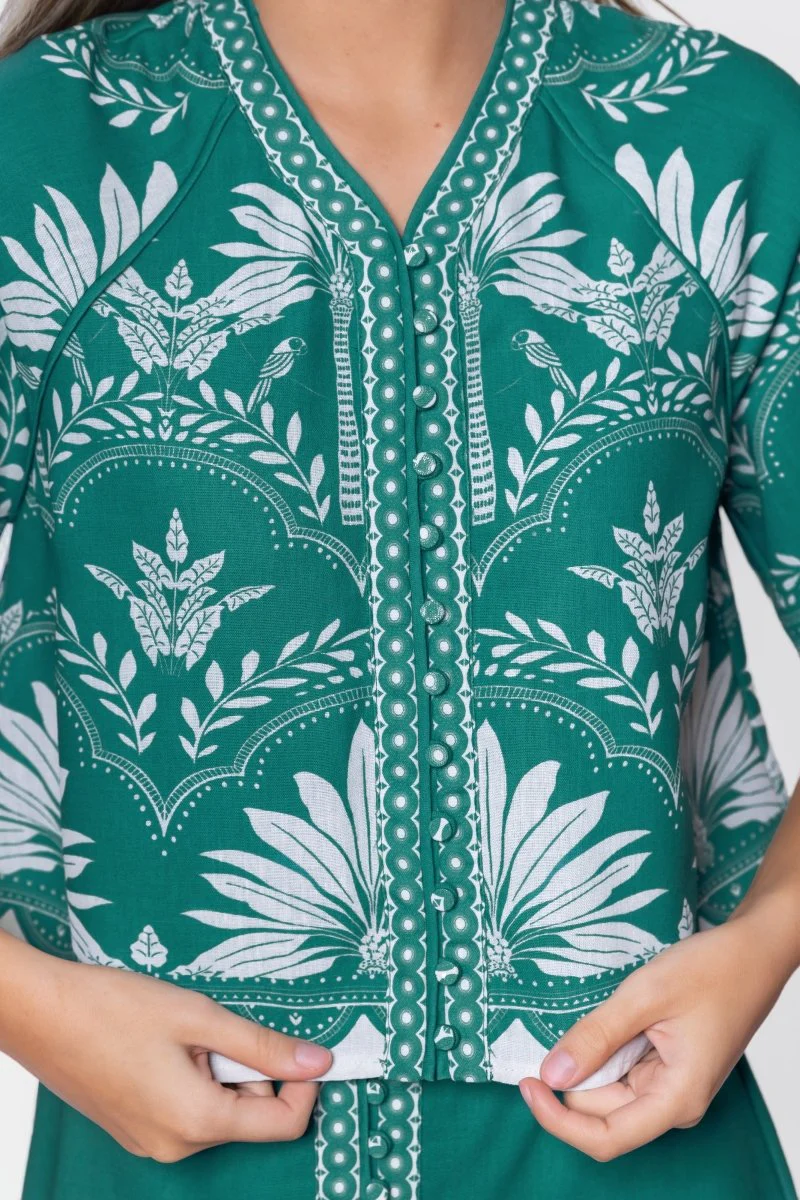 Lottie Top (Green White) - Image 5