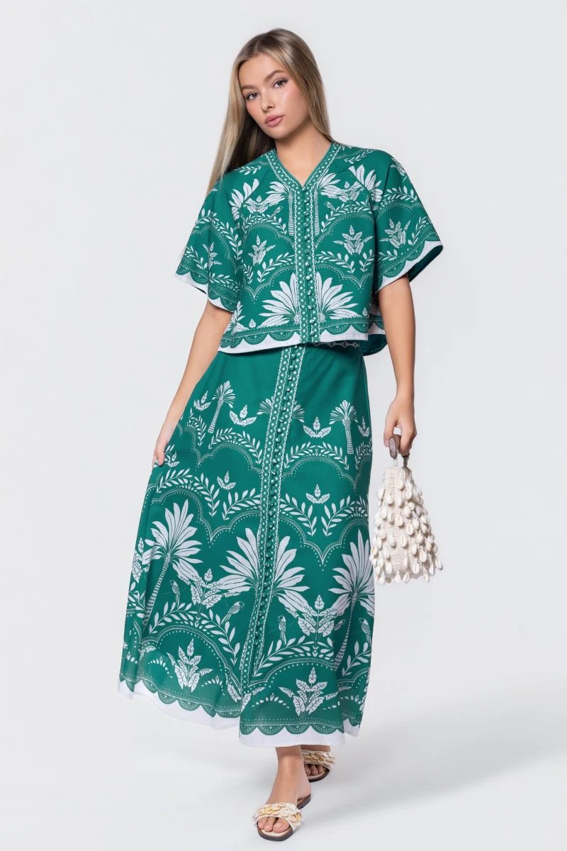 Lottie Top (Green White) - Image 6