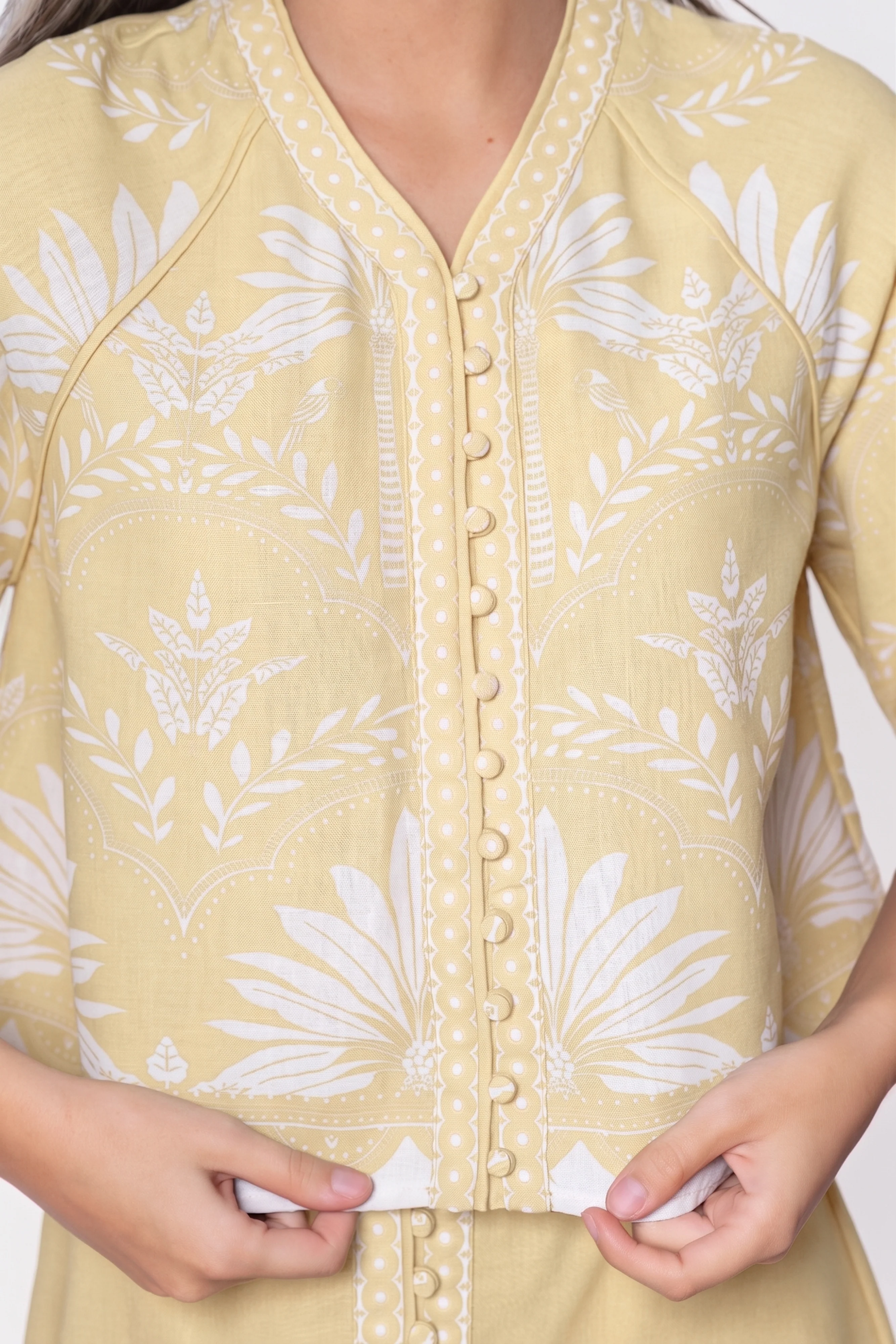 Lottie Top (Yellow White) - Image 4