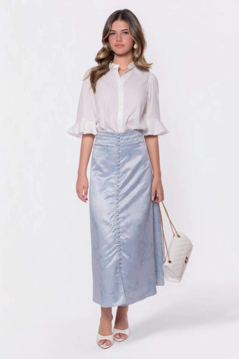 Lucy Skirt (Blue Grey)