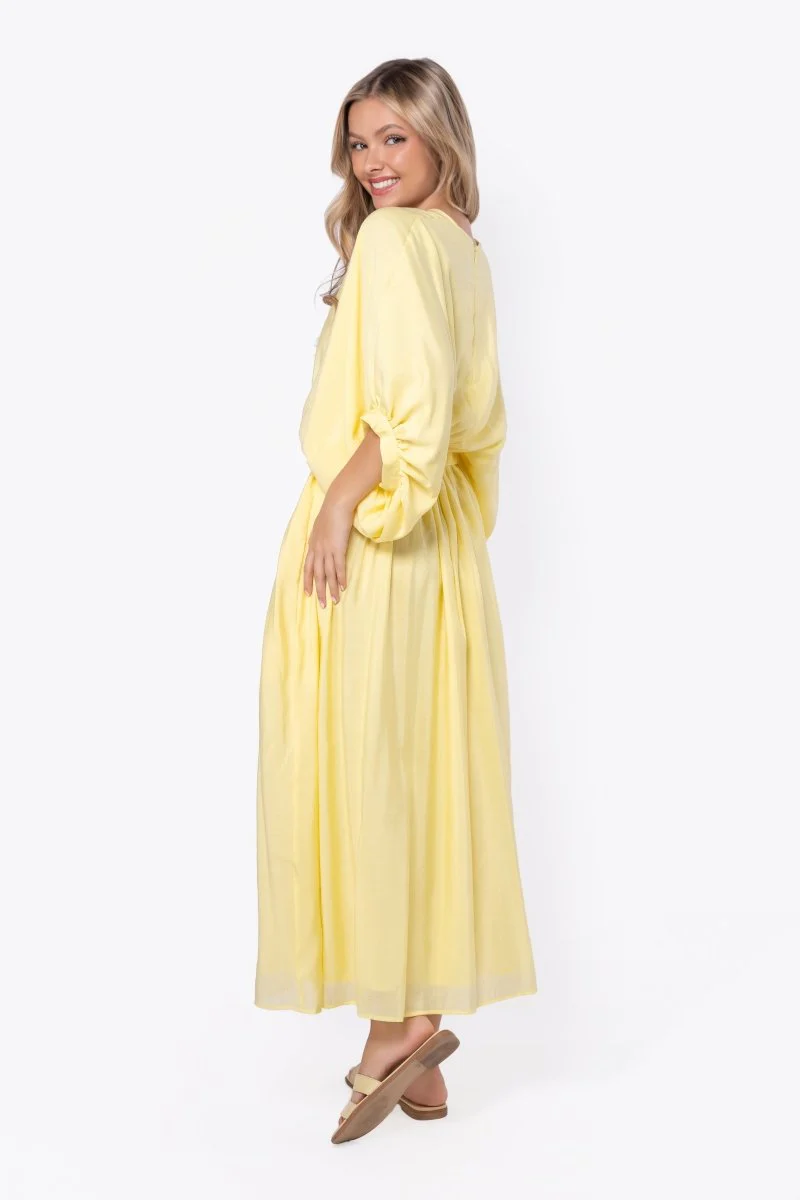 Madilyn Dress (Light Yellow) - Image 3