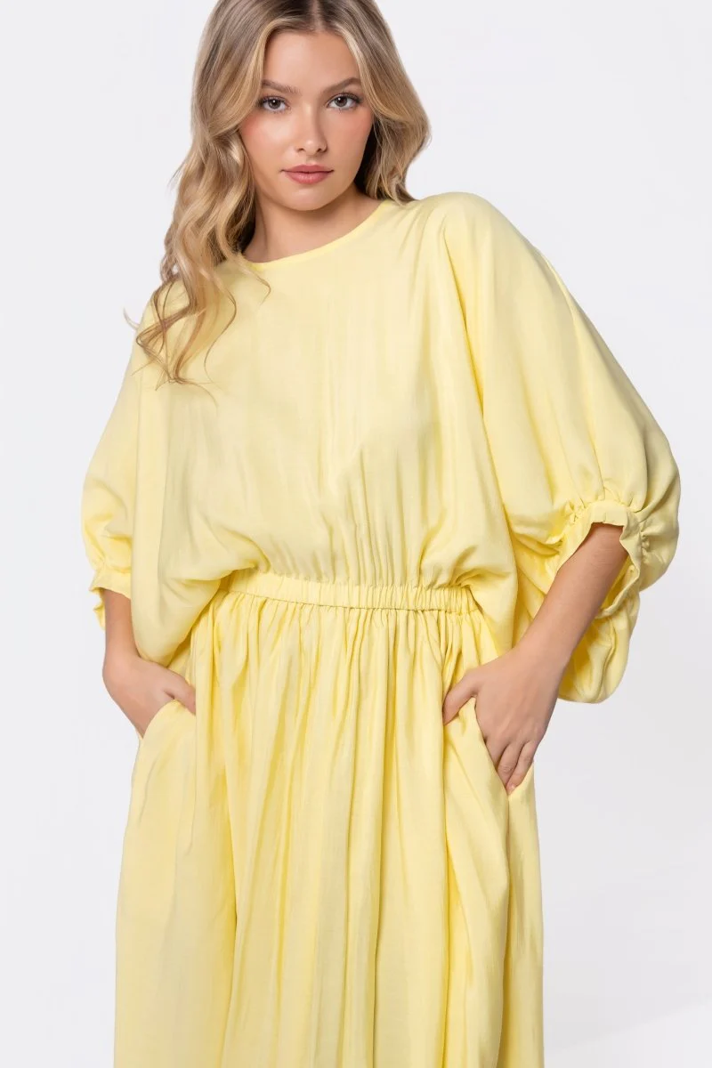 Madilyn Dress (Light Yellow) - Image 4