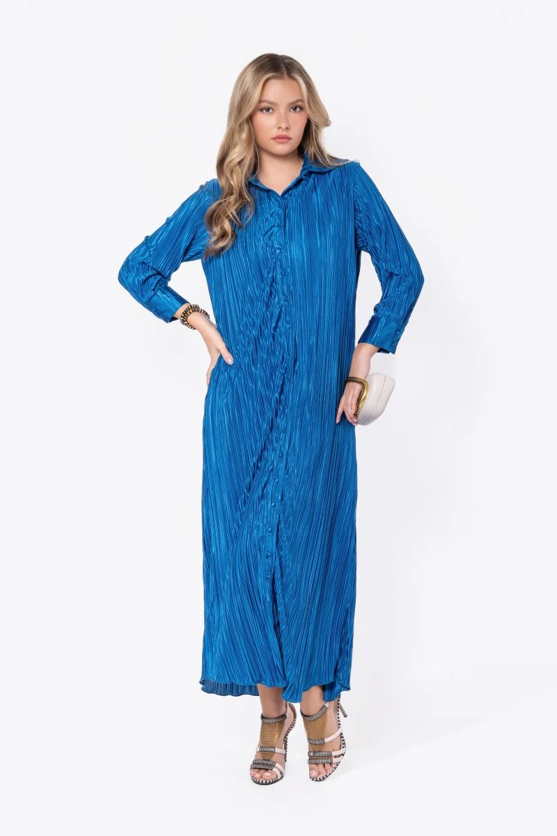 Maggie Dress (Teal Blue) - Image 2