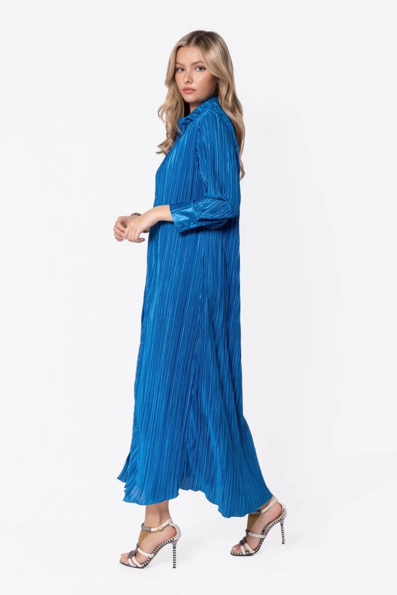 Maggie Dress (Teal Blue) - Image 3