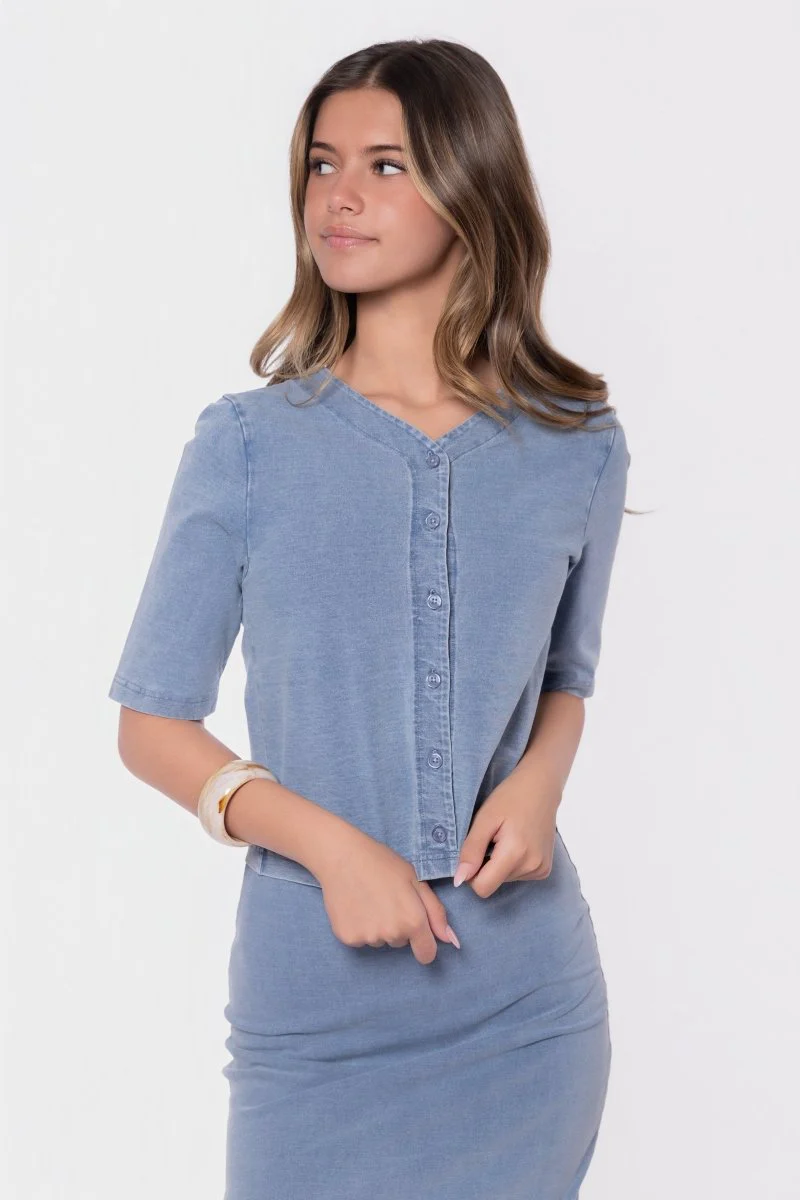Maisy Top (Blue) - Image 3
