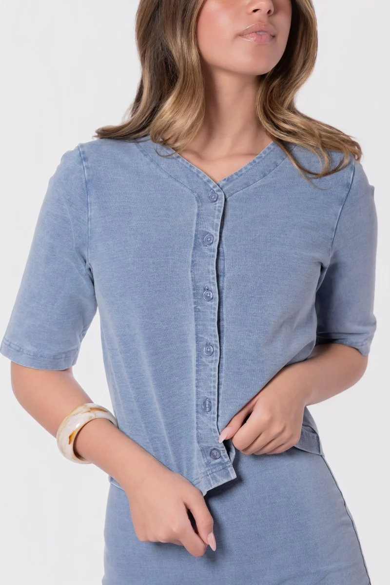 Maisy Top (Blue) - Image 6