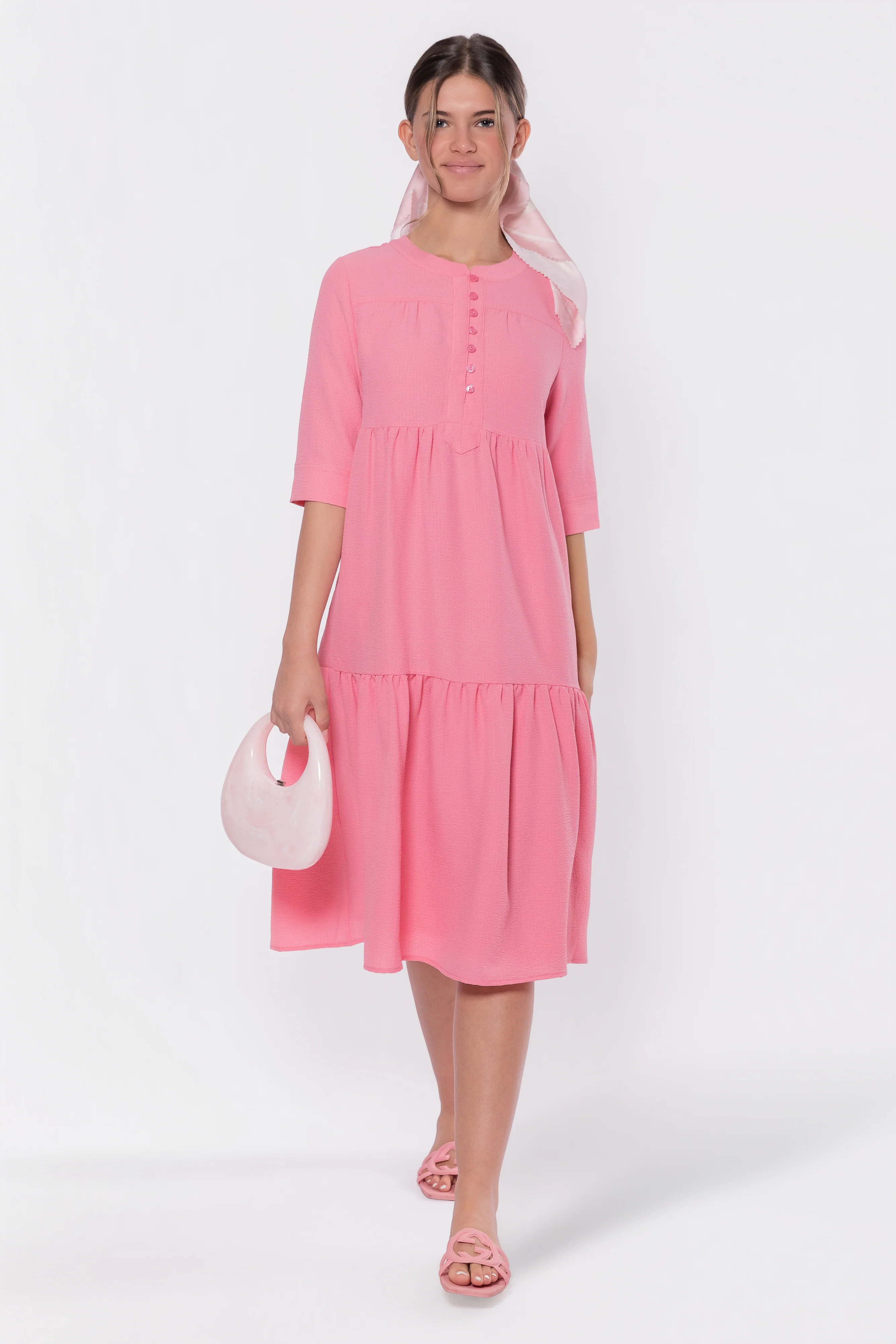 Mali Dress 42" (Pink) - Image 2