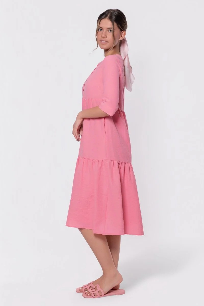 Mali Dress 42" (Pink) - Image 3