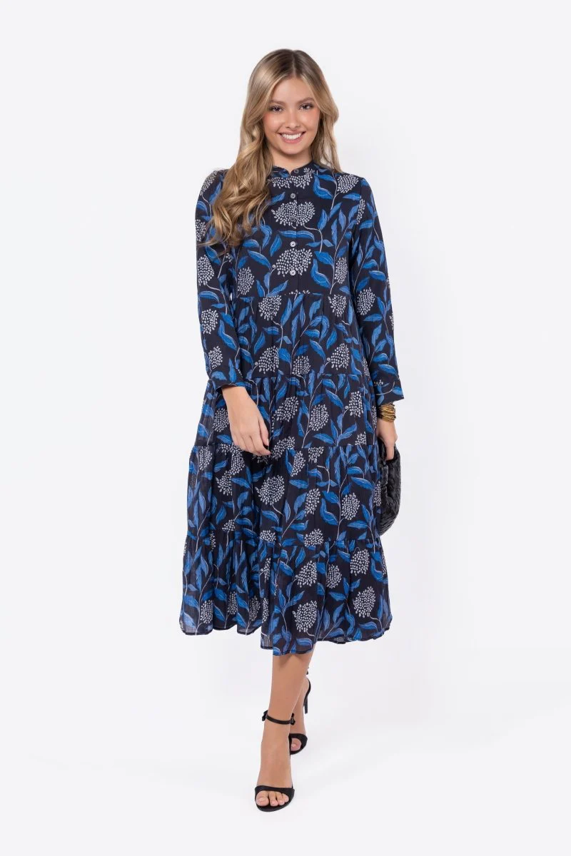 Maren Dress (Black Pattern) - Image 2