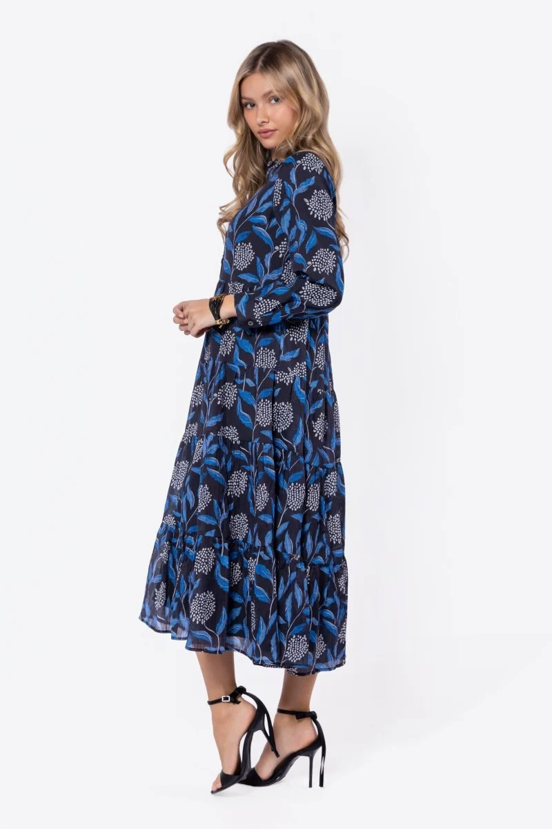 Maren Dress (Black Pattern) - Image 3