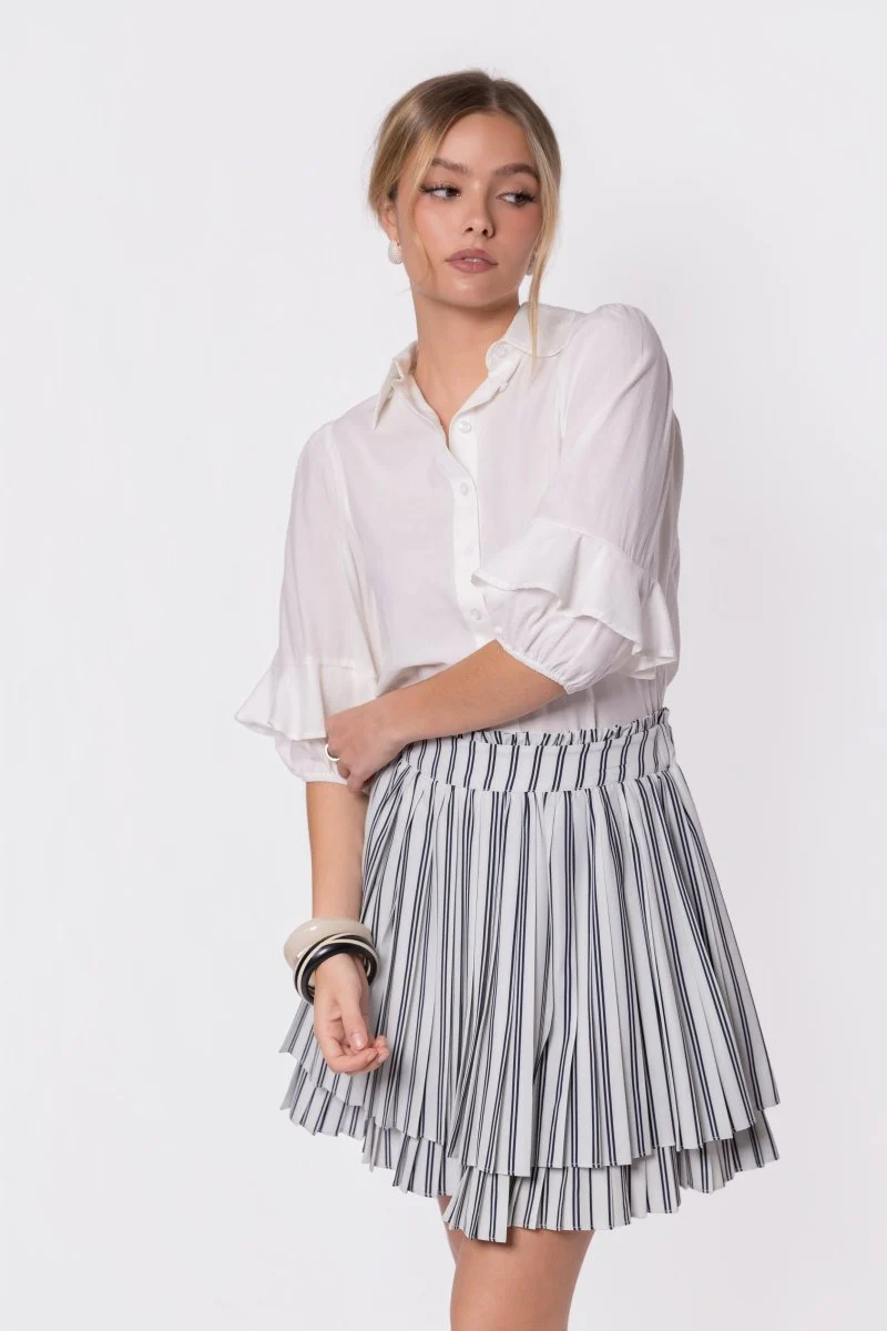 Maria Skirt (White/Black) - Image 3