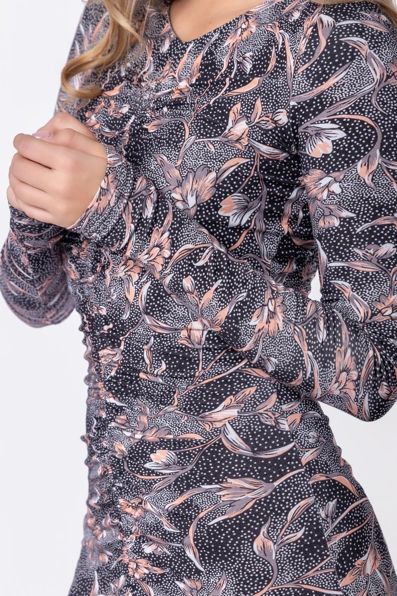 Mariella Dress (Black Pattern) - Image 4
