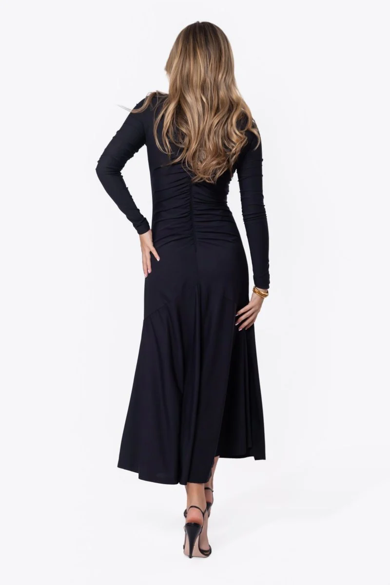Mariella Dress (Black Solid) - Image 4