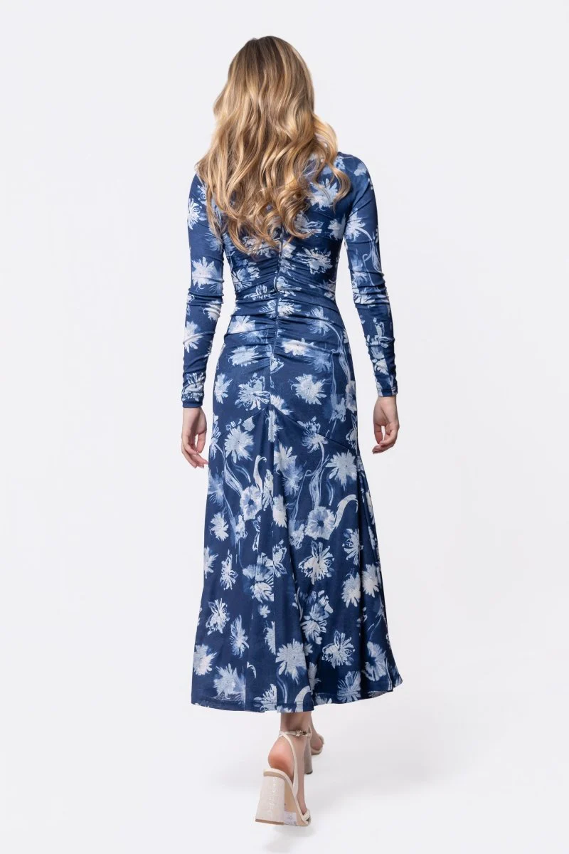 Mariella Dress (Blue Flower) - Image 4