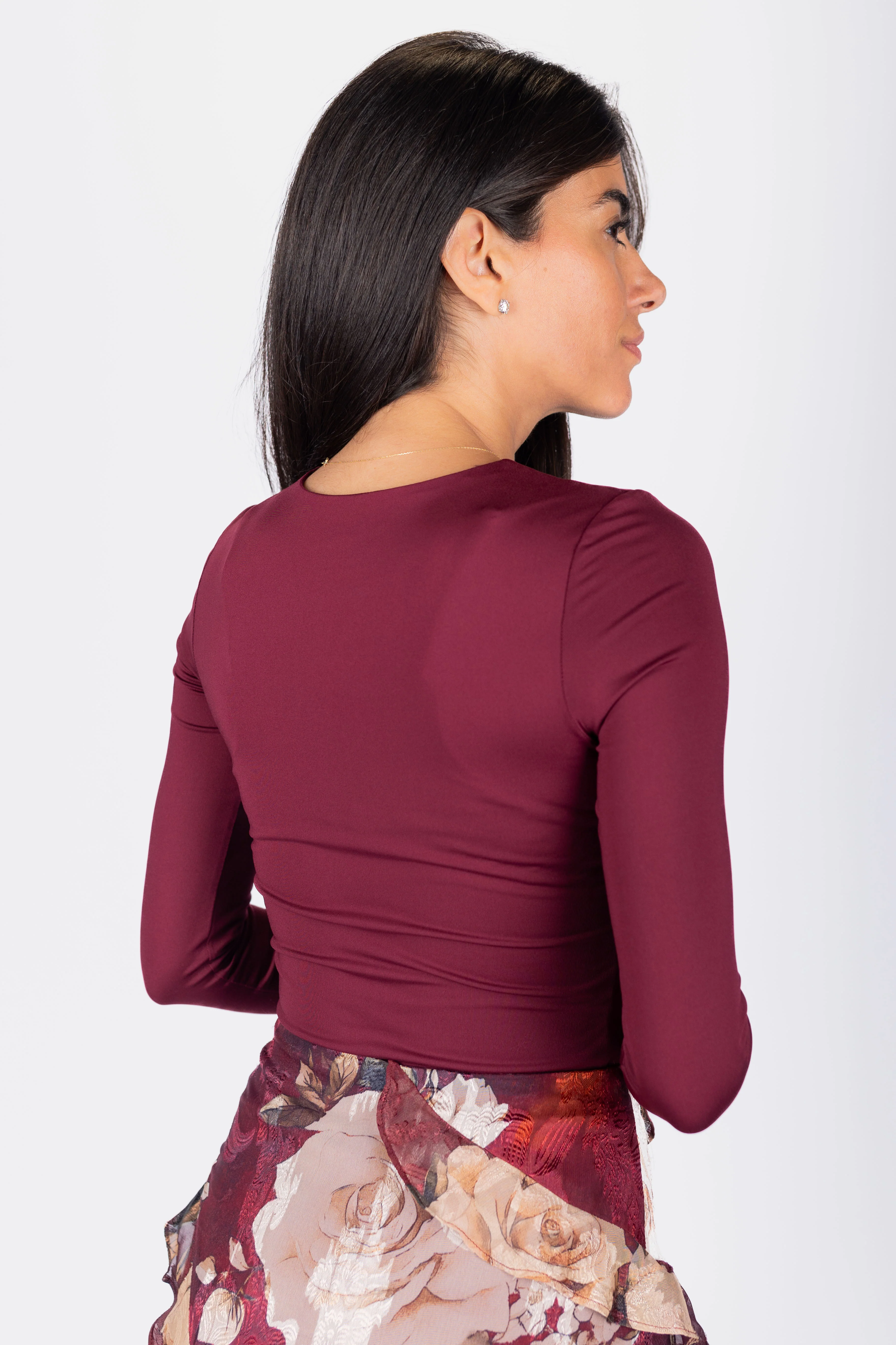 Marina Top (Burgundy) - Image 5