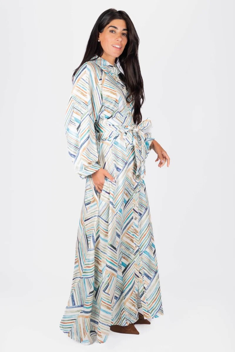 Mavis Dress 53" (Multi) - Image 3