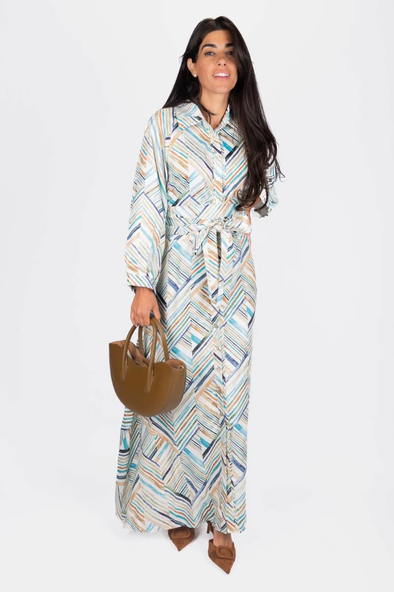 Mavis Dress 53" (Multi) - Image 6