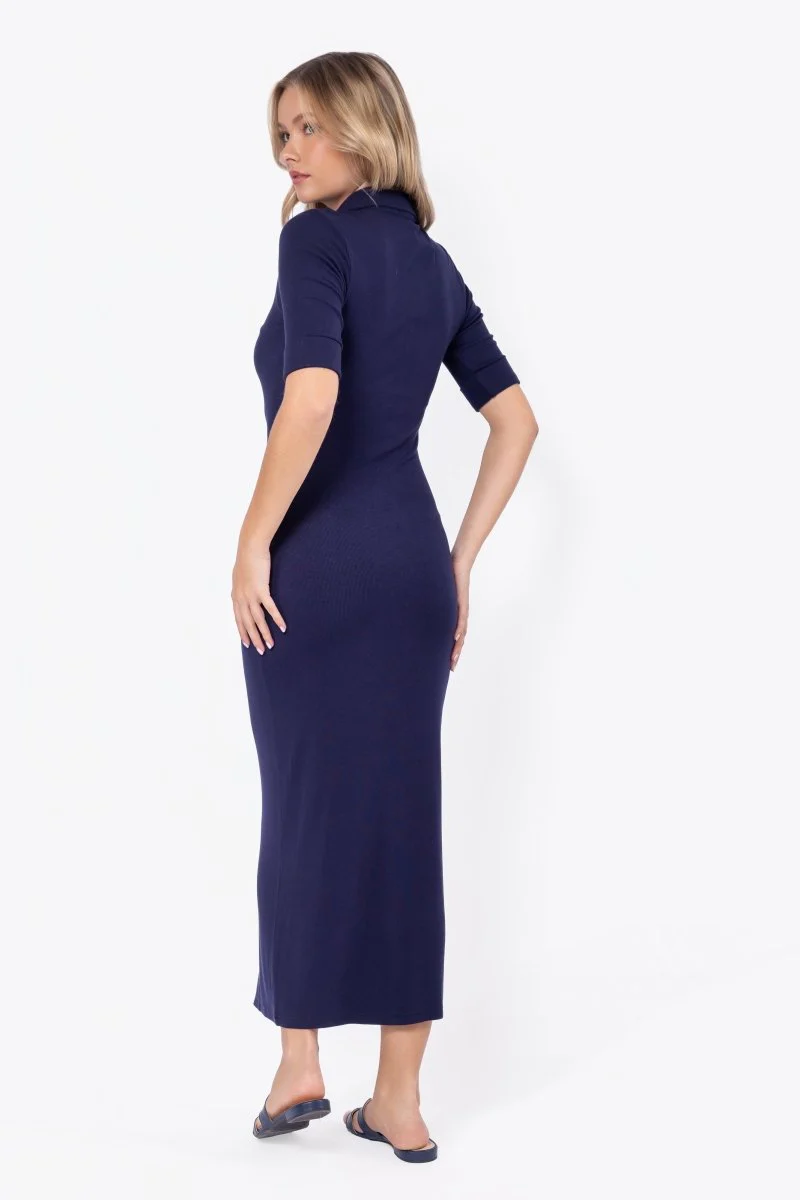 Mia Dress (Navy) - Image 4