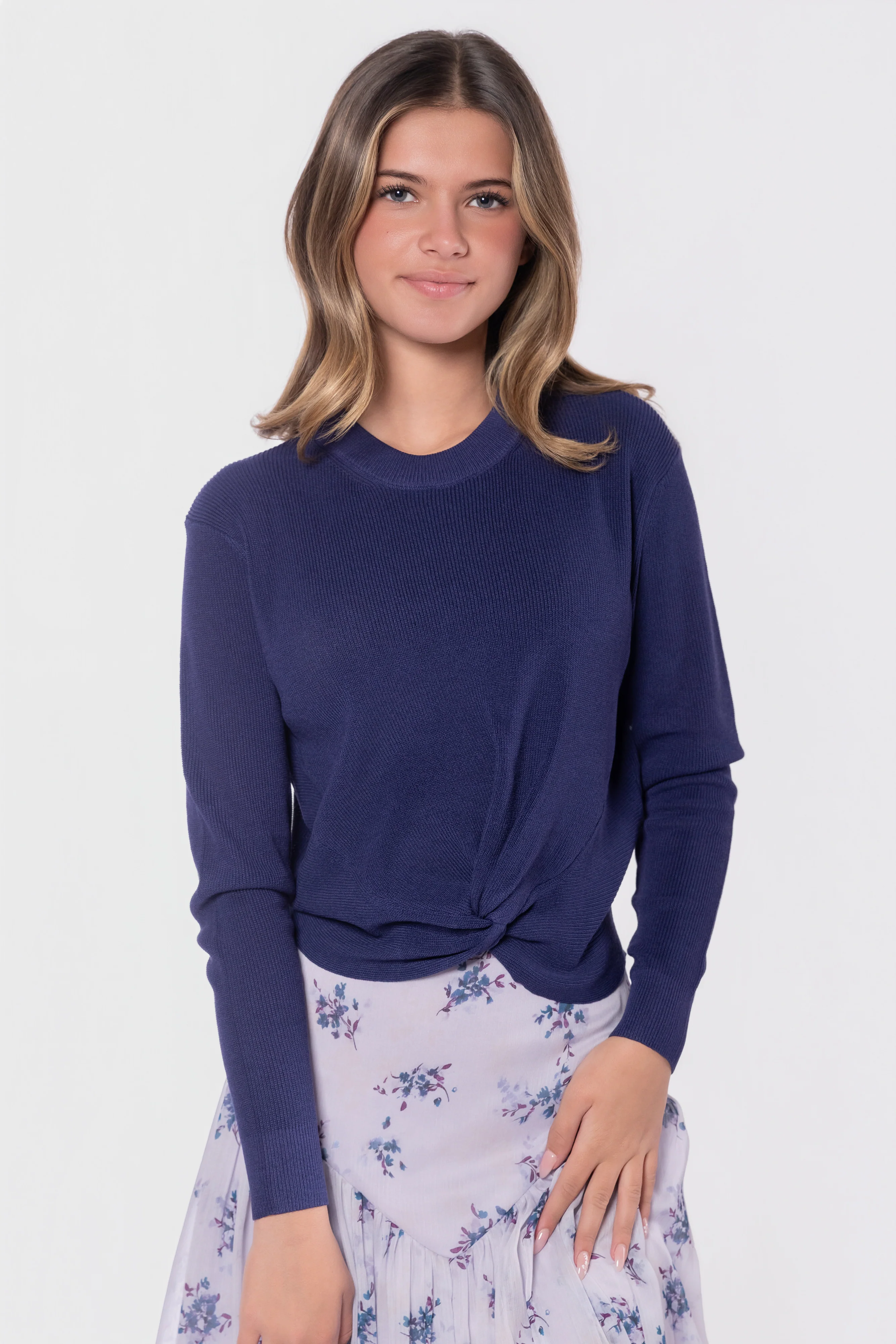 Mia Top (Navy)