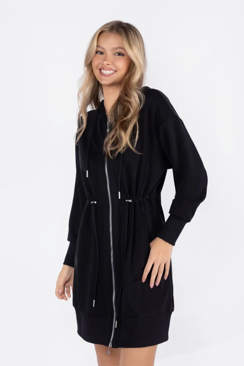 Mina Dress 37" (Black) - Image 3
