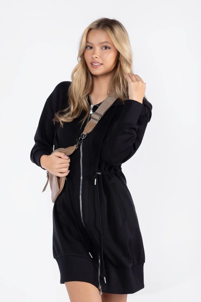 Mina Dress 37" (Black) - Image 4