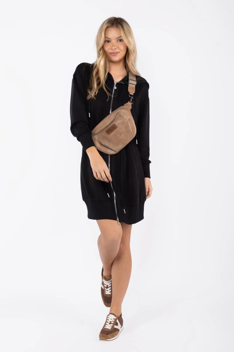 Mina Dress 37" (Black) - Image 6