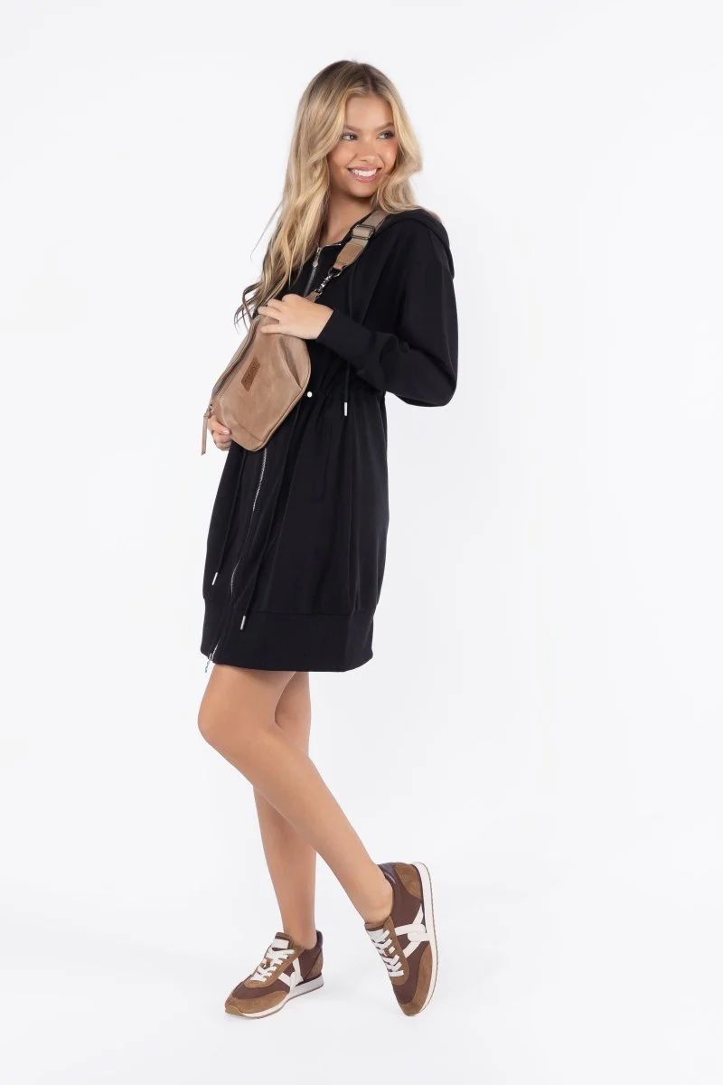 Mina Dress 37" (Black) - Image 7
