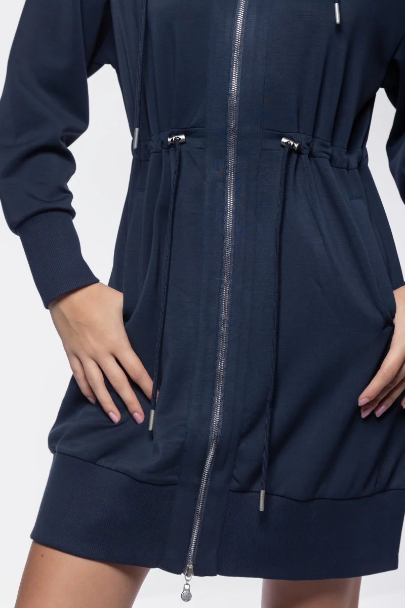 Mina Dress 37" (Navy) - Image 7