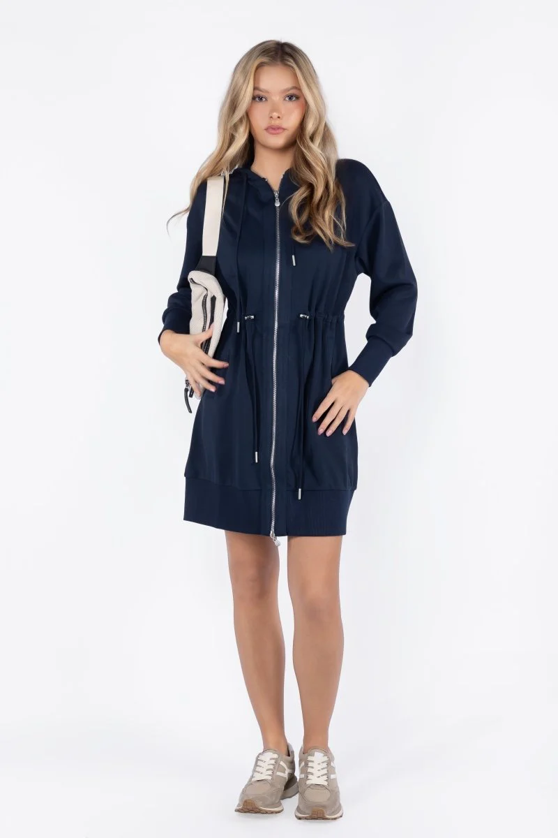 Mina Dress 37" (Navy) - Image 8