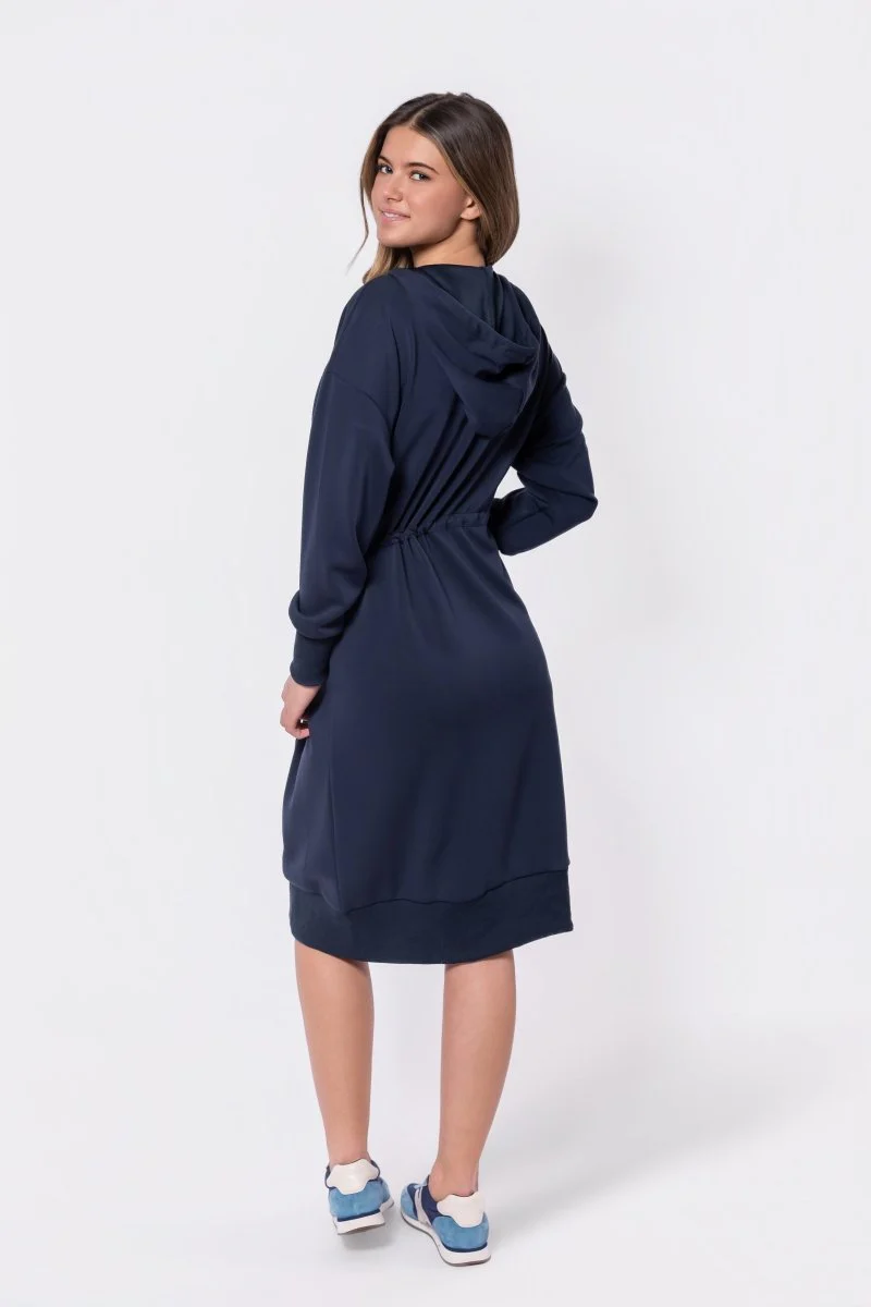 Mina Dress 42" (Navy) - Image 3