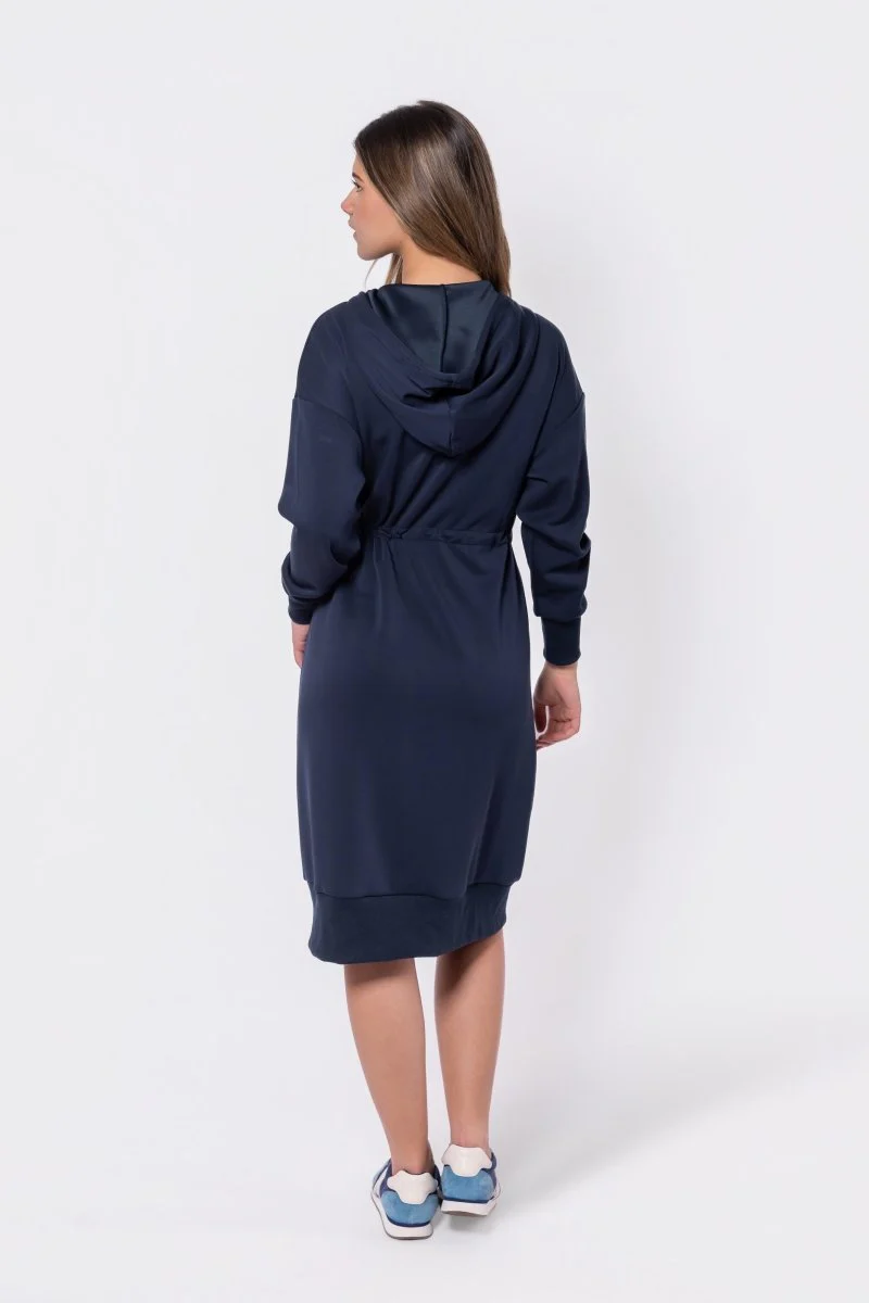 Mina Dress 42" (Navy) - Image 4